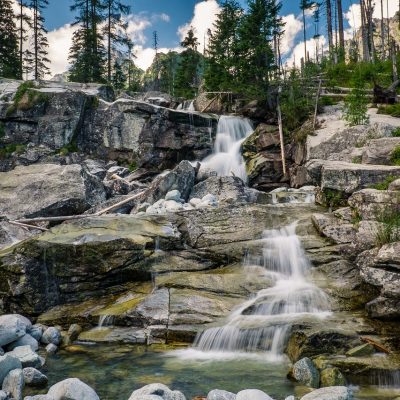 river, stream, cascades, torrent, water, rocks, stones, landscape, nature, tatra mountains, tatras, tatra, slovakia